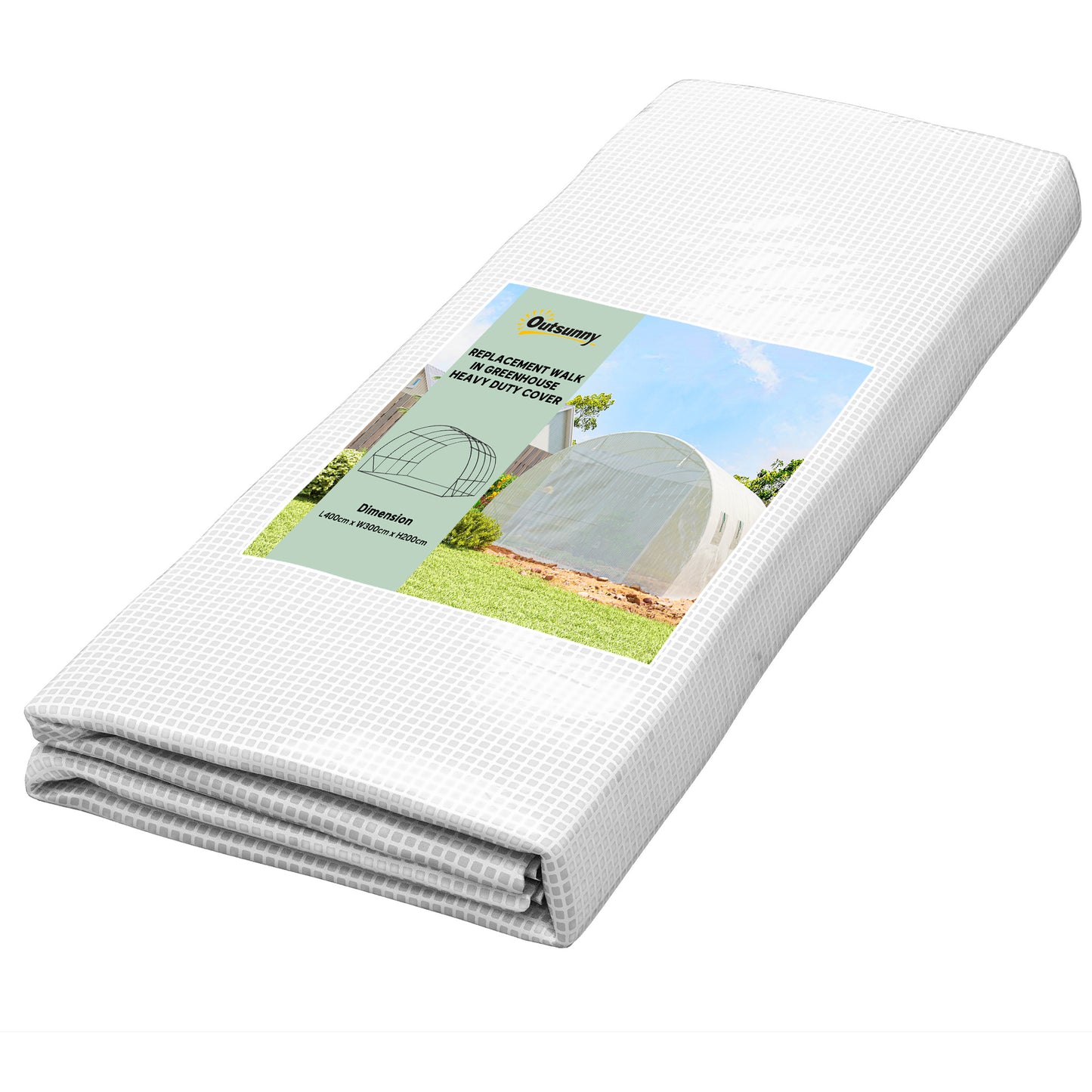 4 x 3 x 2m Polytunnel Greenhouse Replacement Cover ONLY Winter