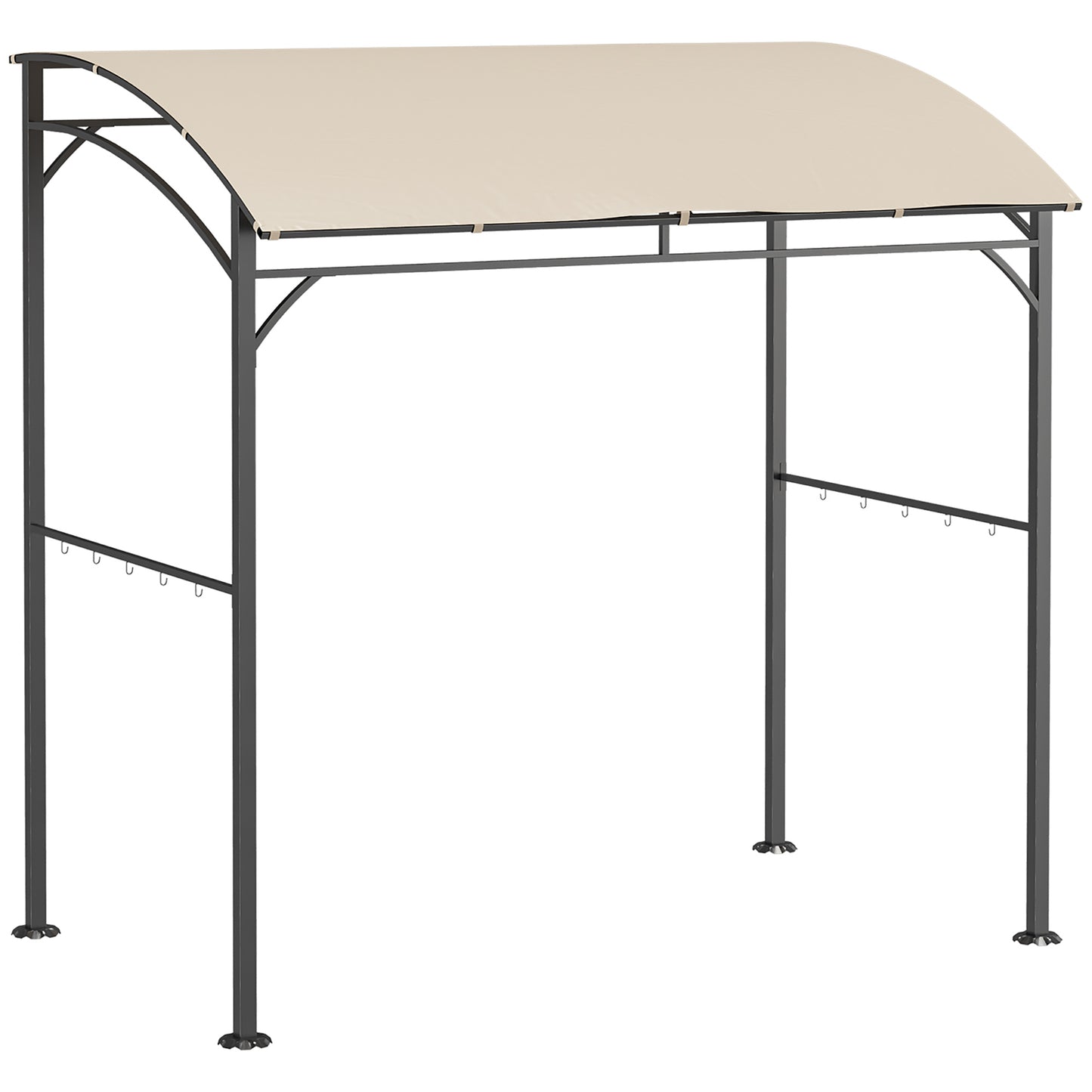 2.2 x 1.5 m BBQ Grill Gazebo Tent, Garden Grill with Metal Frame
