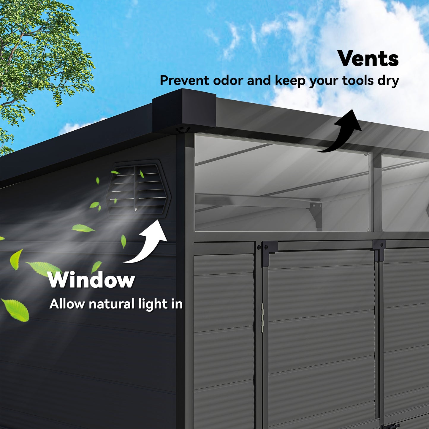 6 x 6ft Outdoor Storage Shed