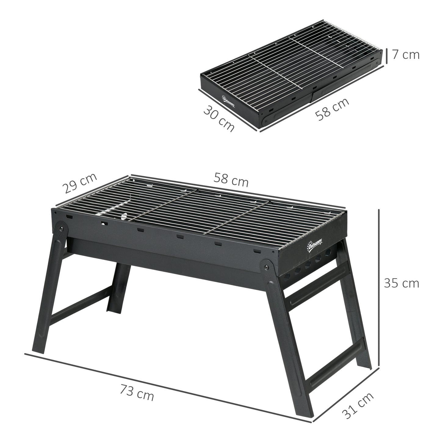 Foldable Charcoal Grill (1)