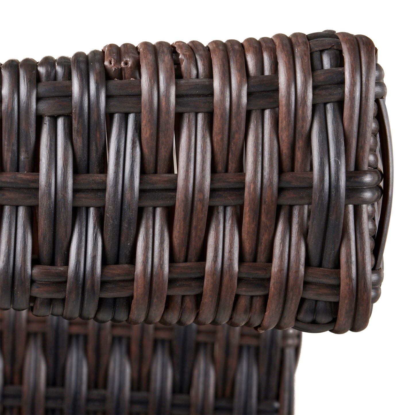 PE Rattan Garden Rocking Chair, Outdoor Rocking with Cushion
