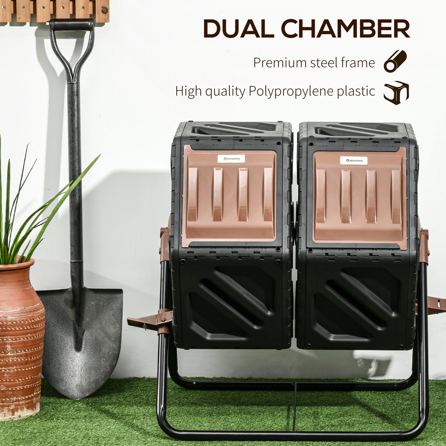 130L Double Chamber Composter