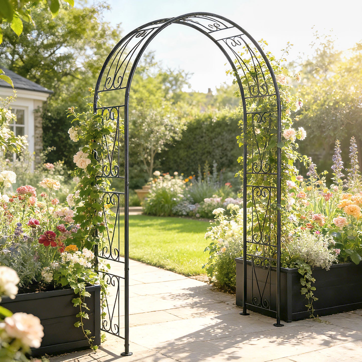 Garden Arch, Arbour Trellis for Climbing Plants