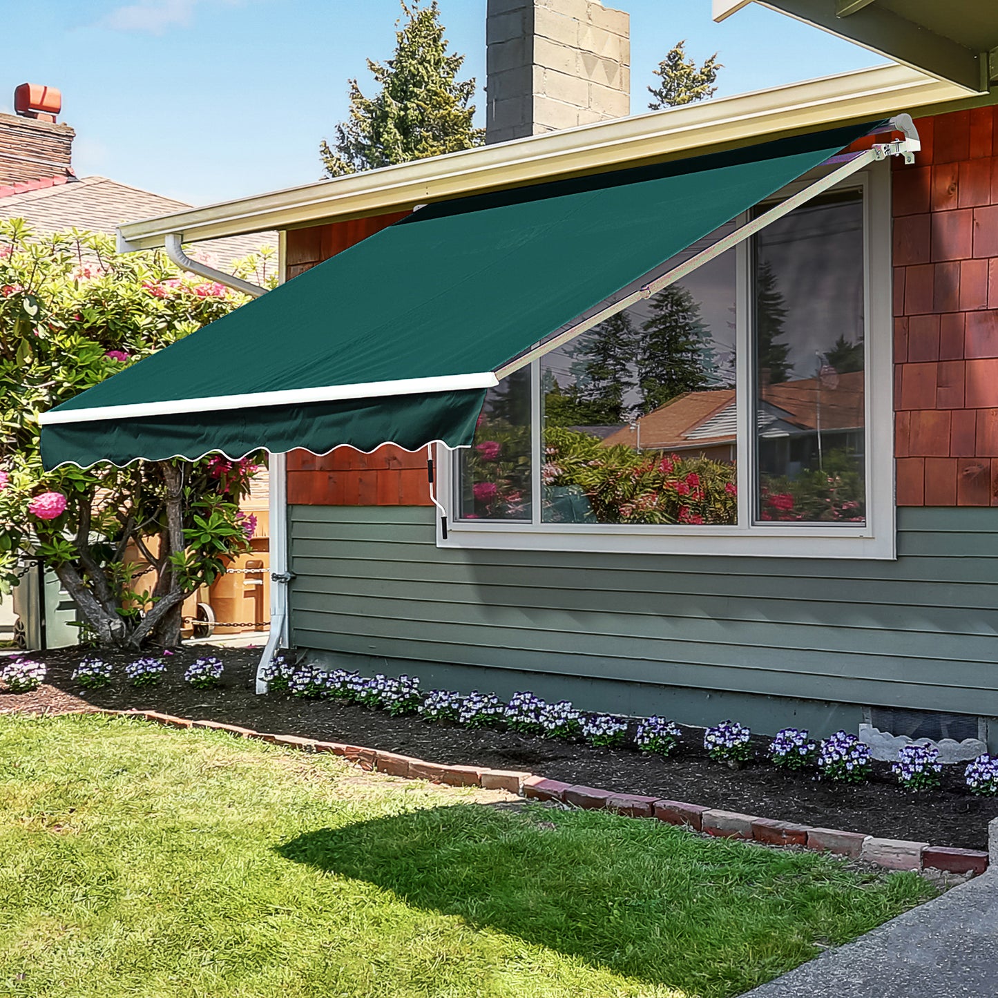 Manual Retractable Awning, 3.5x2.5 m