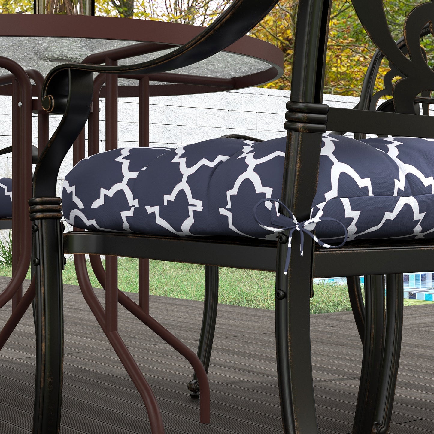 4-Piece Seat Cushion Pillows Replacement