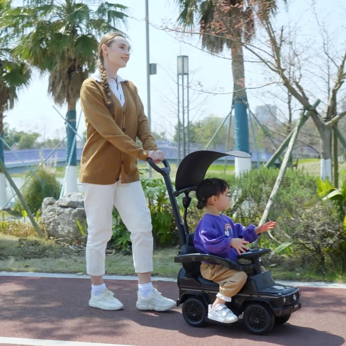 3 in 1 Kids Children Ride on Push Car Toddler Sliding Car G350