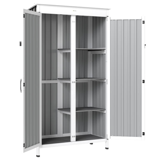 Outdoor Storage Cabinet with Removable Shelves