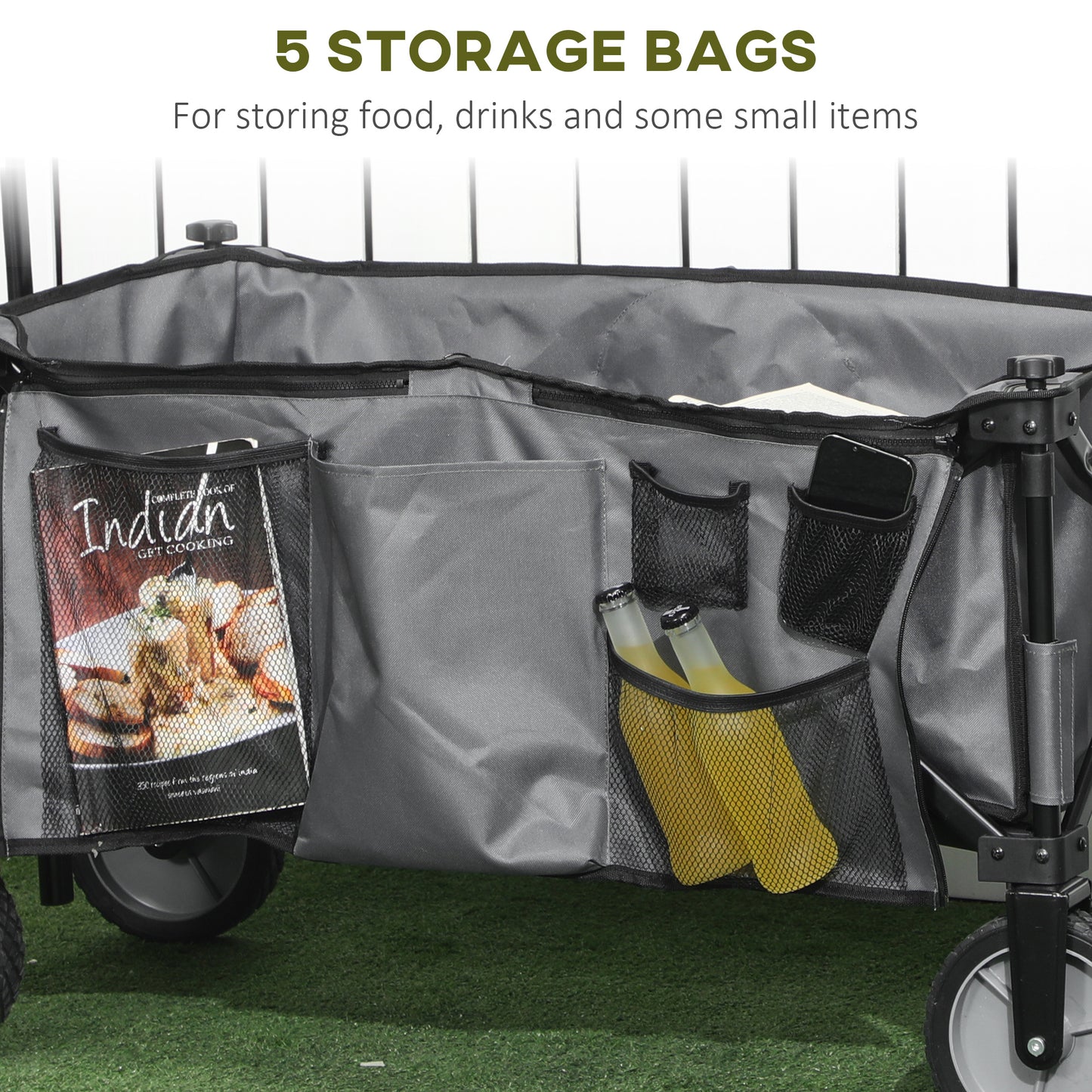 Garden Trolley, Cargo Traile on Wheels
