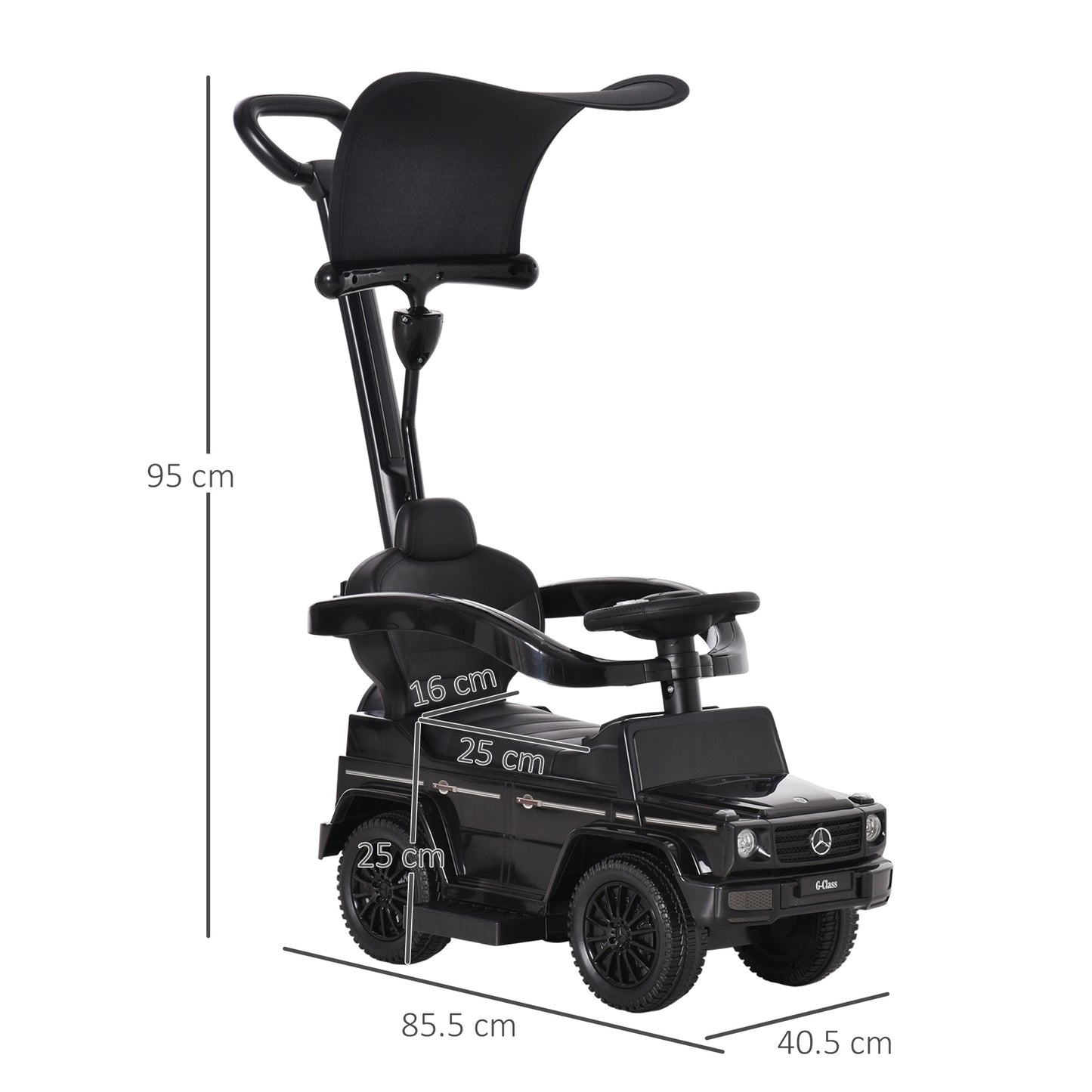 3 in 1 Kids Children Ride on Push Car Toddler Sliding Car G350