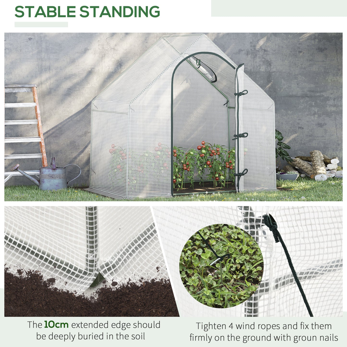 Walk In Tomato Greenhouse Garden Outdoor Mini Greenhouse Flower