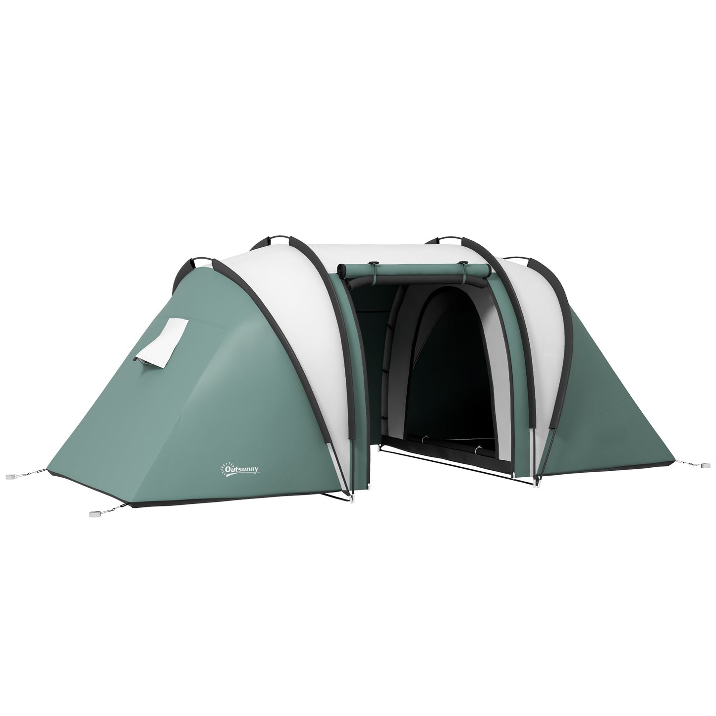 Two-Man Tent, with Bedrooms, Living Room and Canopy