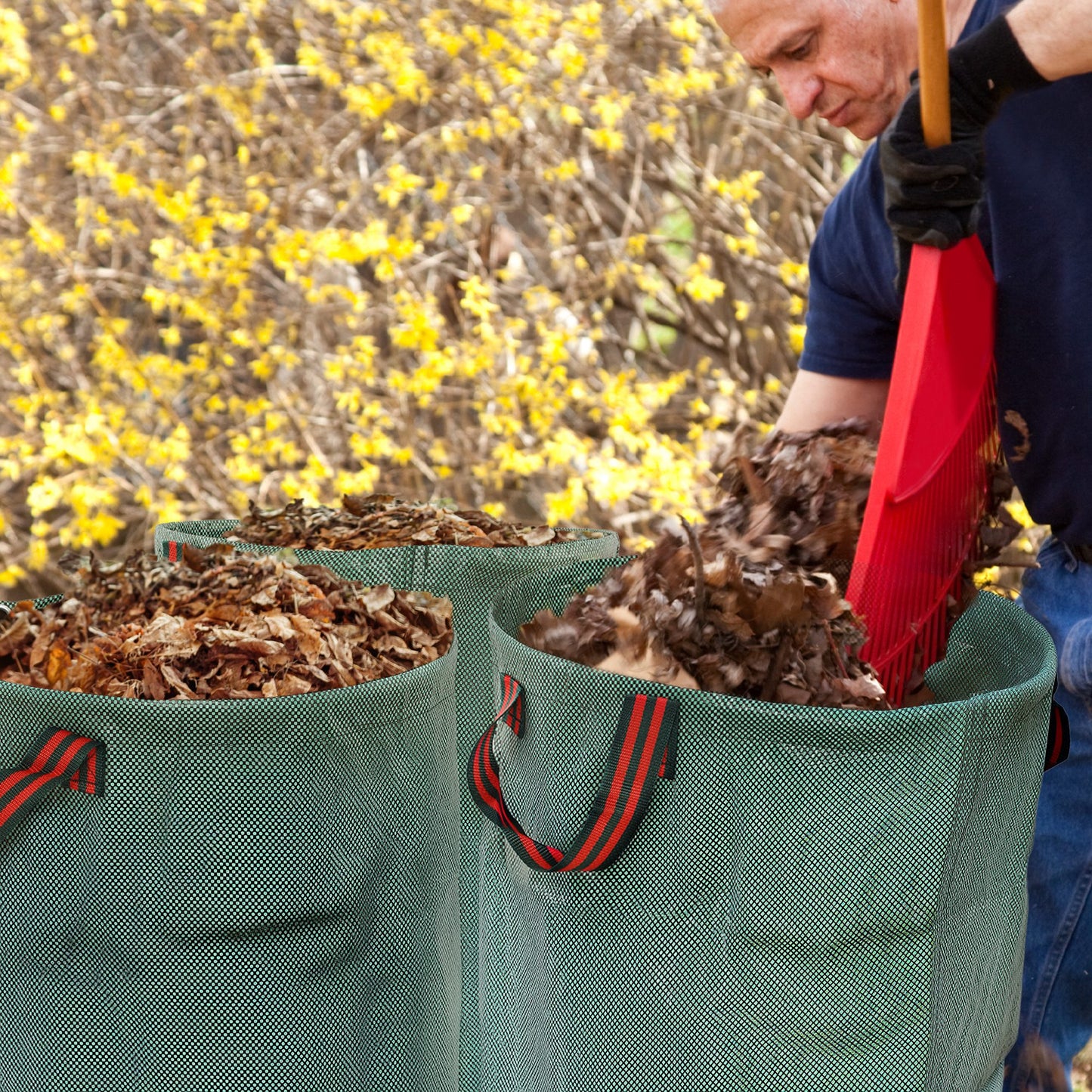Garden Waste Bags, 272L x 3 Heavy Duty Garden Bags