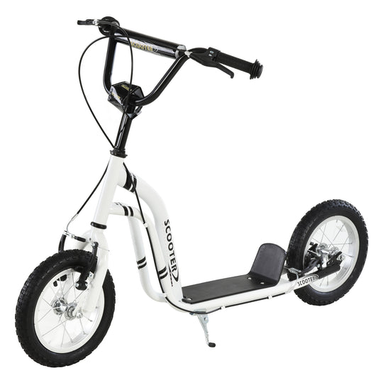 Dual Brakes 12" Metal frame Kick Scooter adjustable