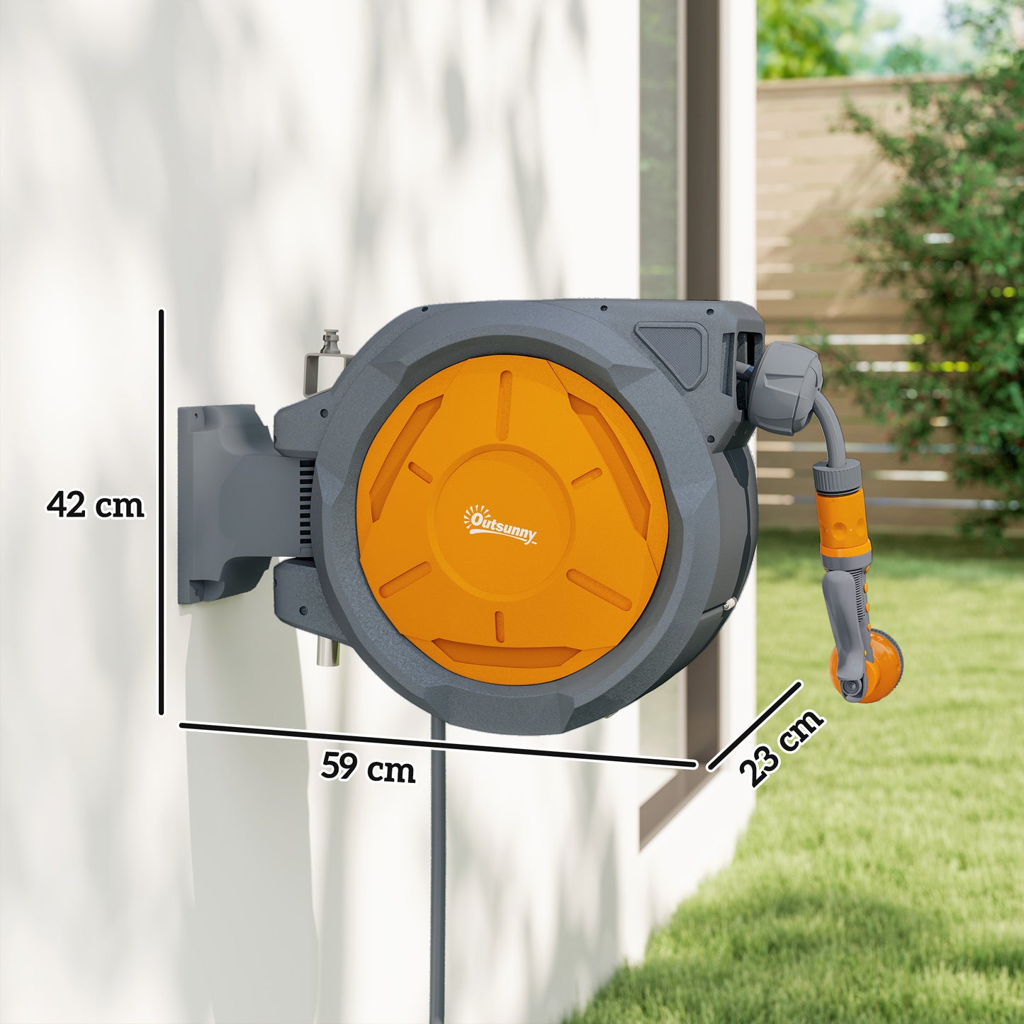 Retractable Hose Reel Wall Mounted
