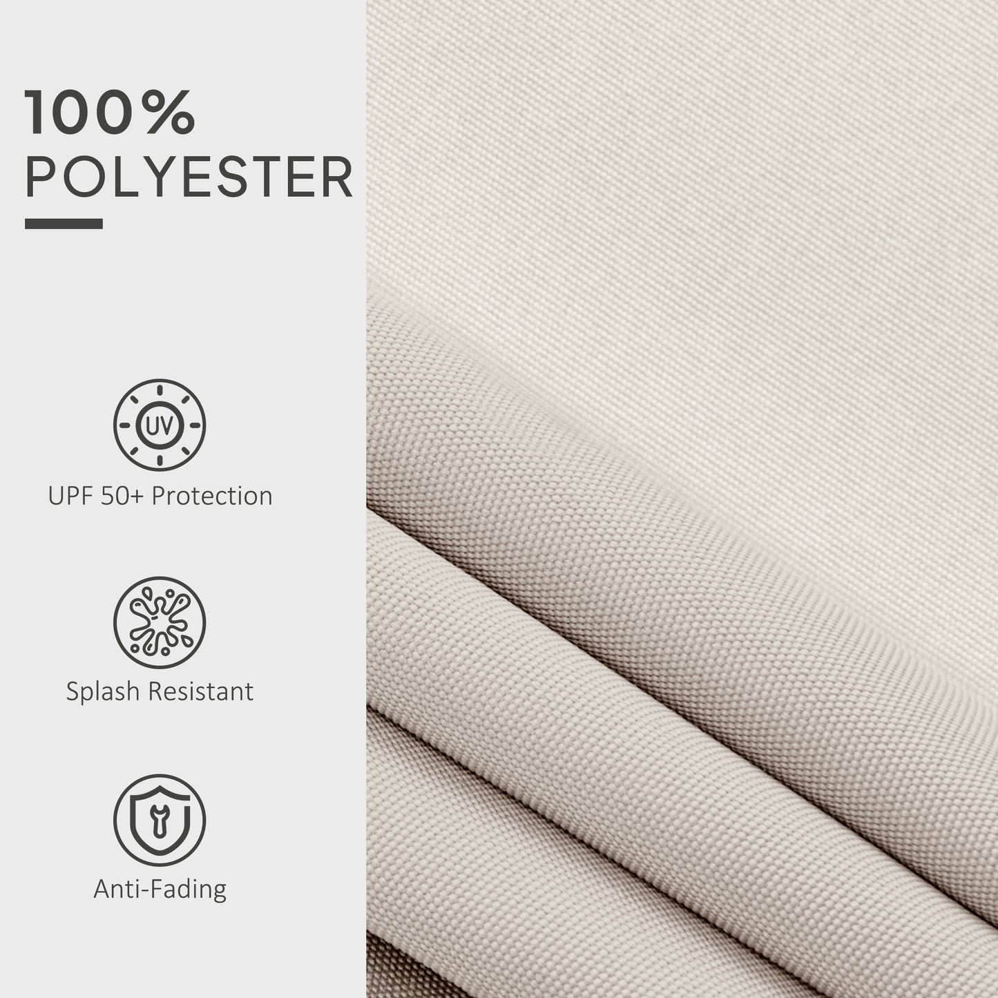 Awning Replacement Canopy, Water Resistant UPF 50+ Sun Shade Cover
