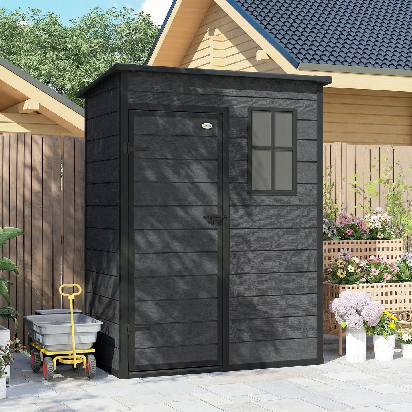 5' x 3' Garden Shed with Floor