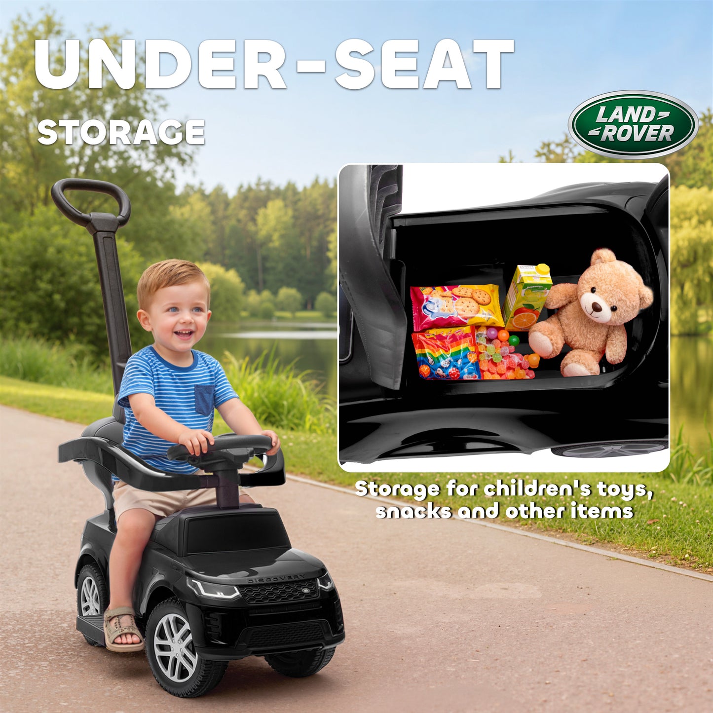 Land Rover Discovery Licensed Baby Push Car