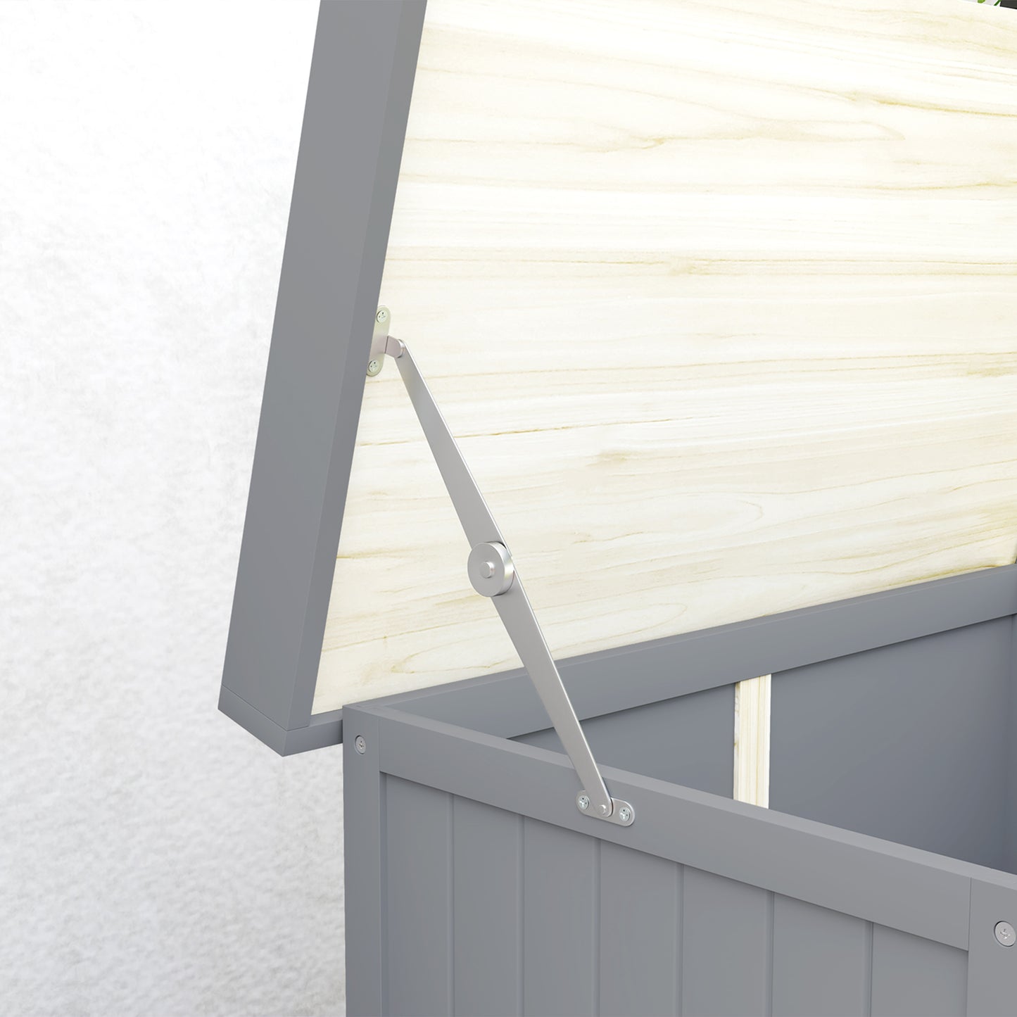 Wooden Garden Shed, Garden Tool Storage Shed with Hinged Roof