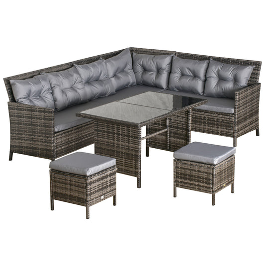 8 Seater Rattan Sofa Set, Rattan Garden Furniture Set