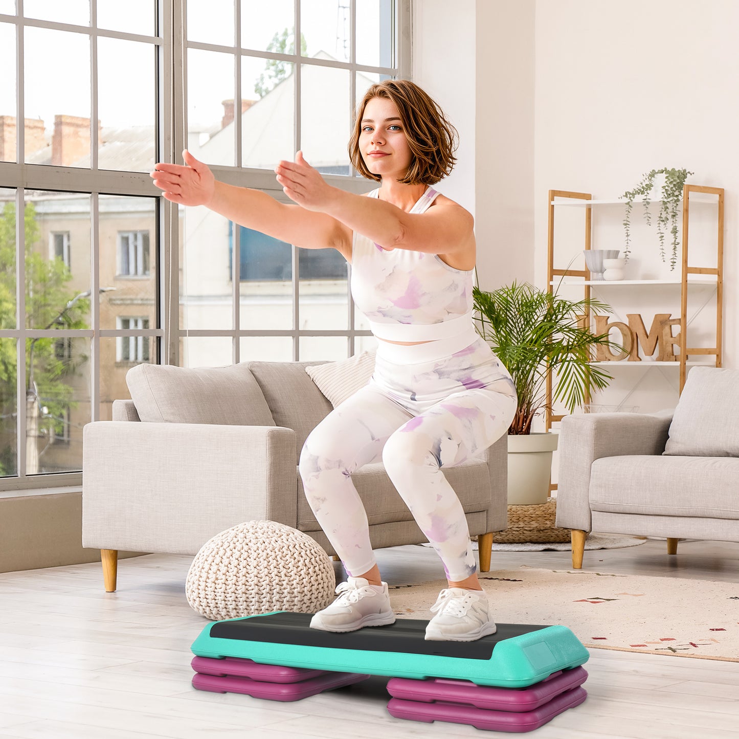 3-Level Aerobic Step 10/15/20cm Steppers