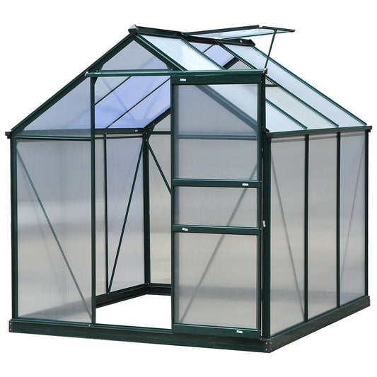 6 x 6ft Polycarbonate Greenhouse