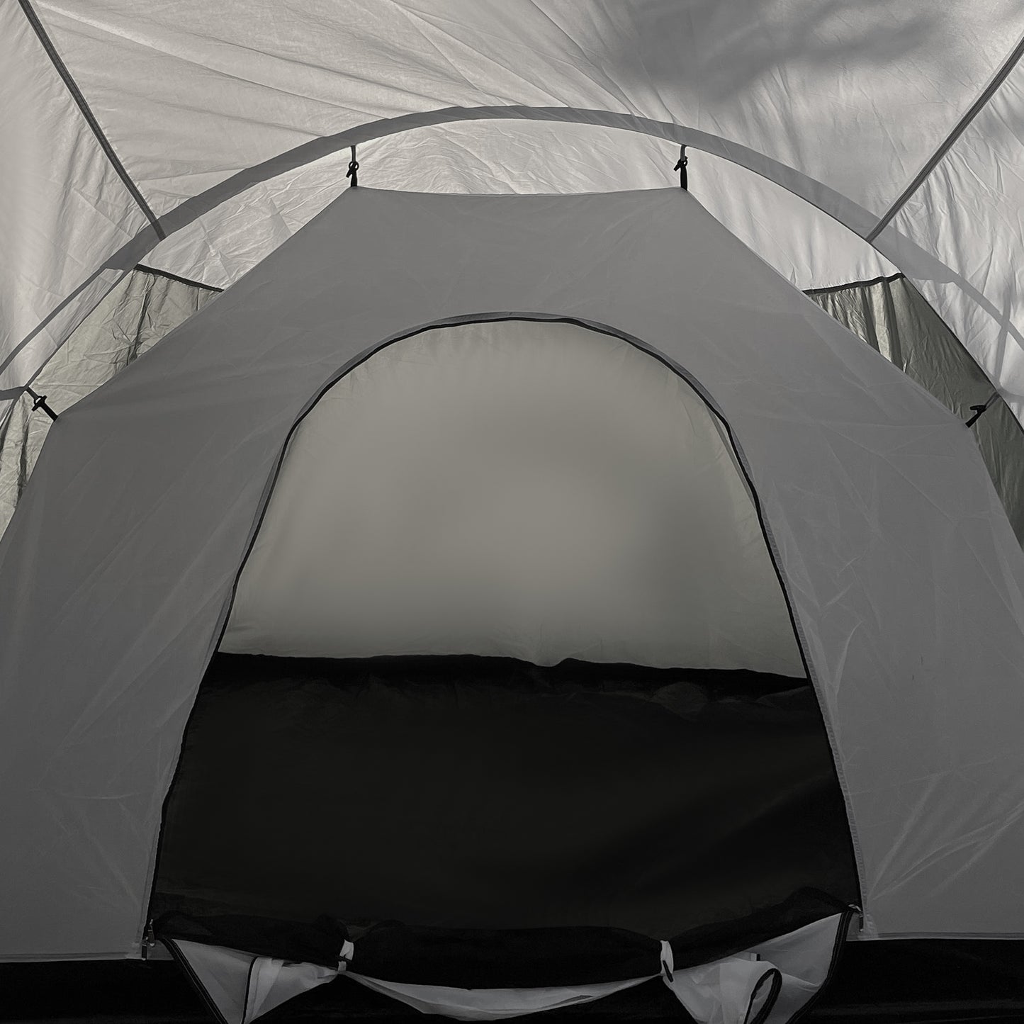 6-9 Man Tent with Bedrooms and Living Room, Accessories Included