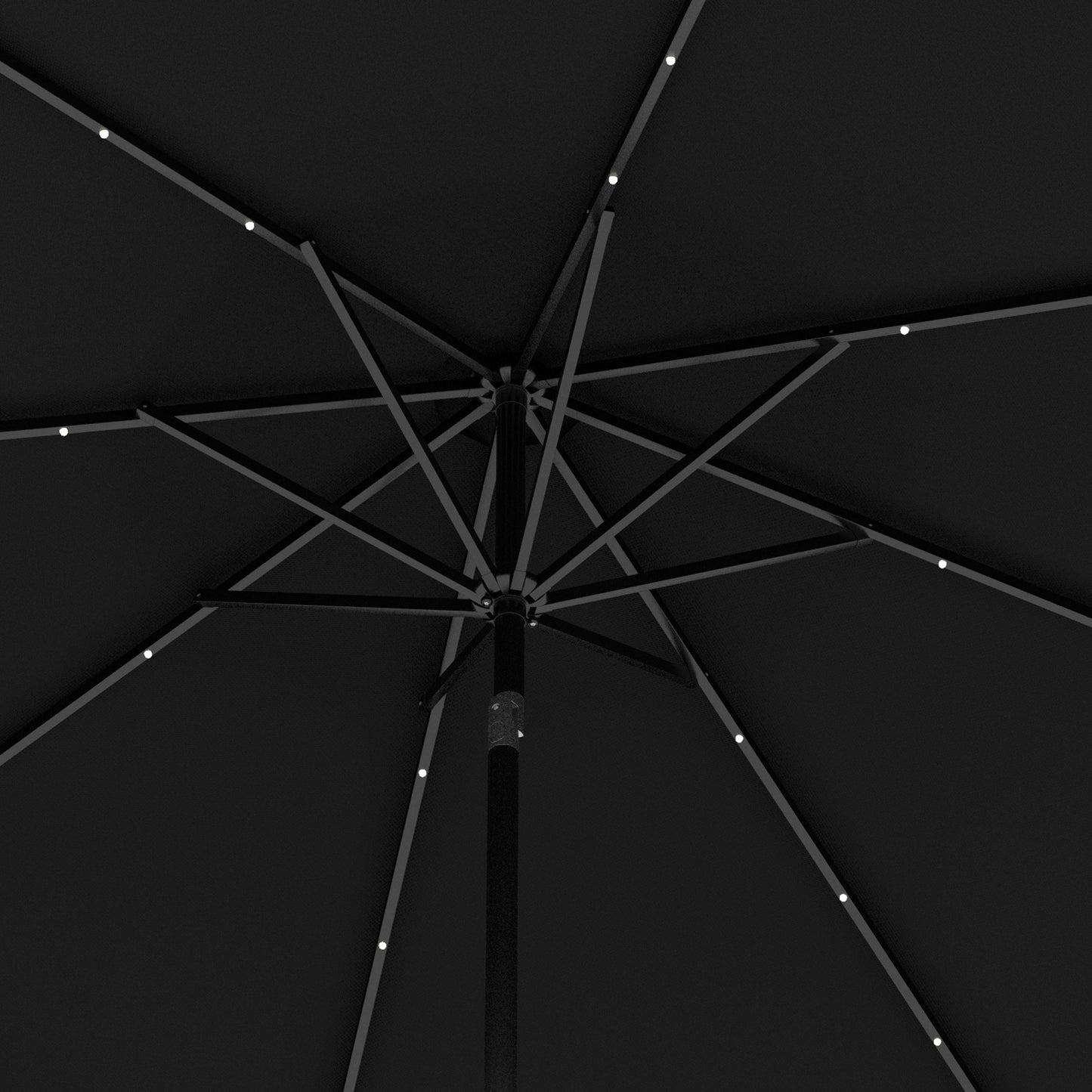 2.7m Outdoor Patio Garden Umbrella Parasol with Tilt Crank