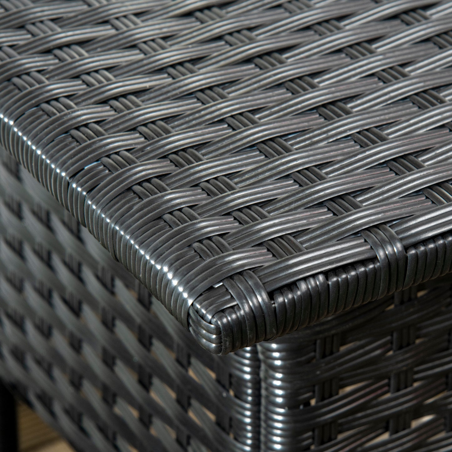 Rattan Side Table, Outdoor Coffee Table (1)