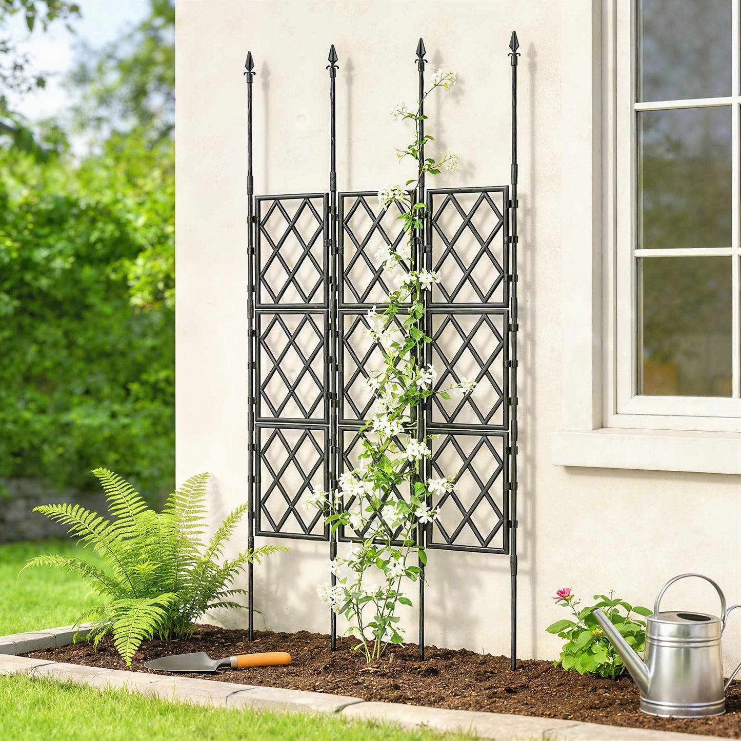 Foldable Garden Trellis, Lattice Climbing Support Trellis for Garden