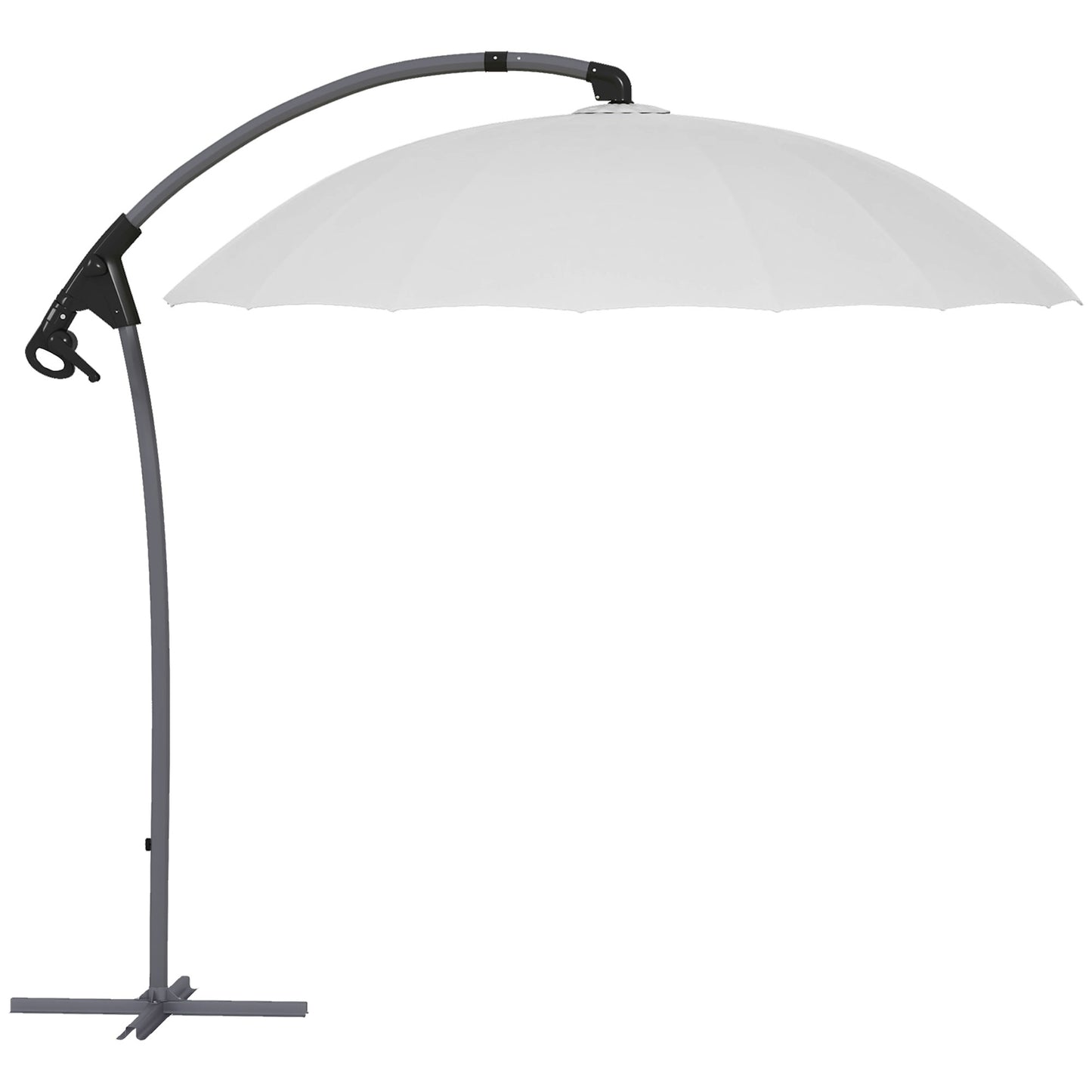 2.7m Cantilever Parasol, with Cross Base