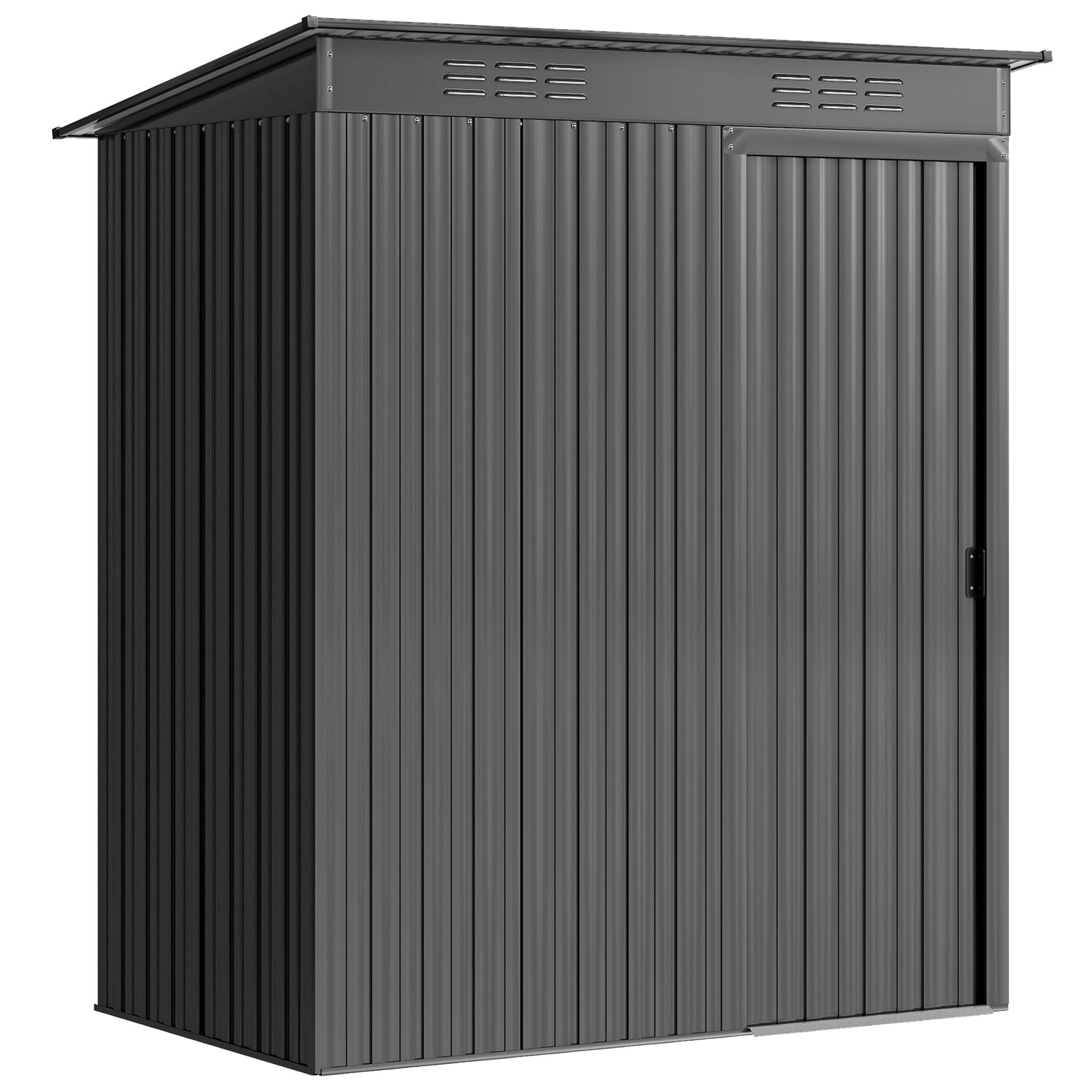 5 x 3.5ft Metal Garden Storage Shed with Effortless Assembly