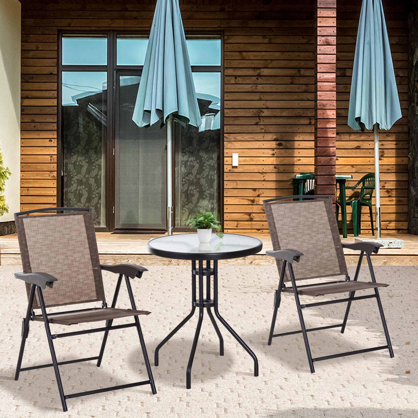 3 Piece Outdoor Bistro Set