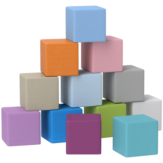 12 PCs Soft Play Blocks, Soft Foam Toy