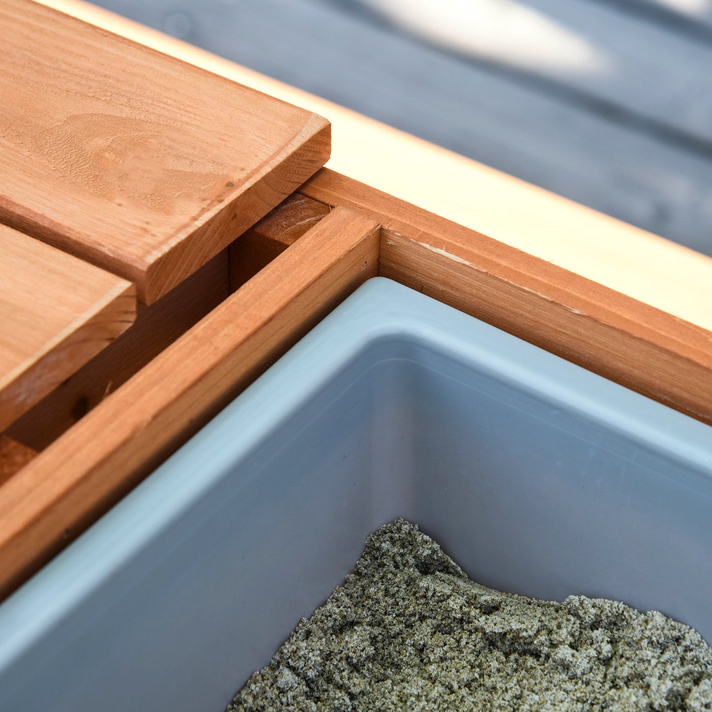 Kids Picnic Table with Benches, Wooden Sand and Water Table