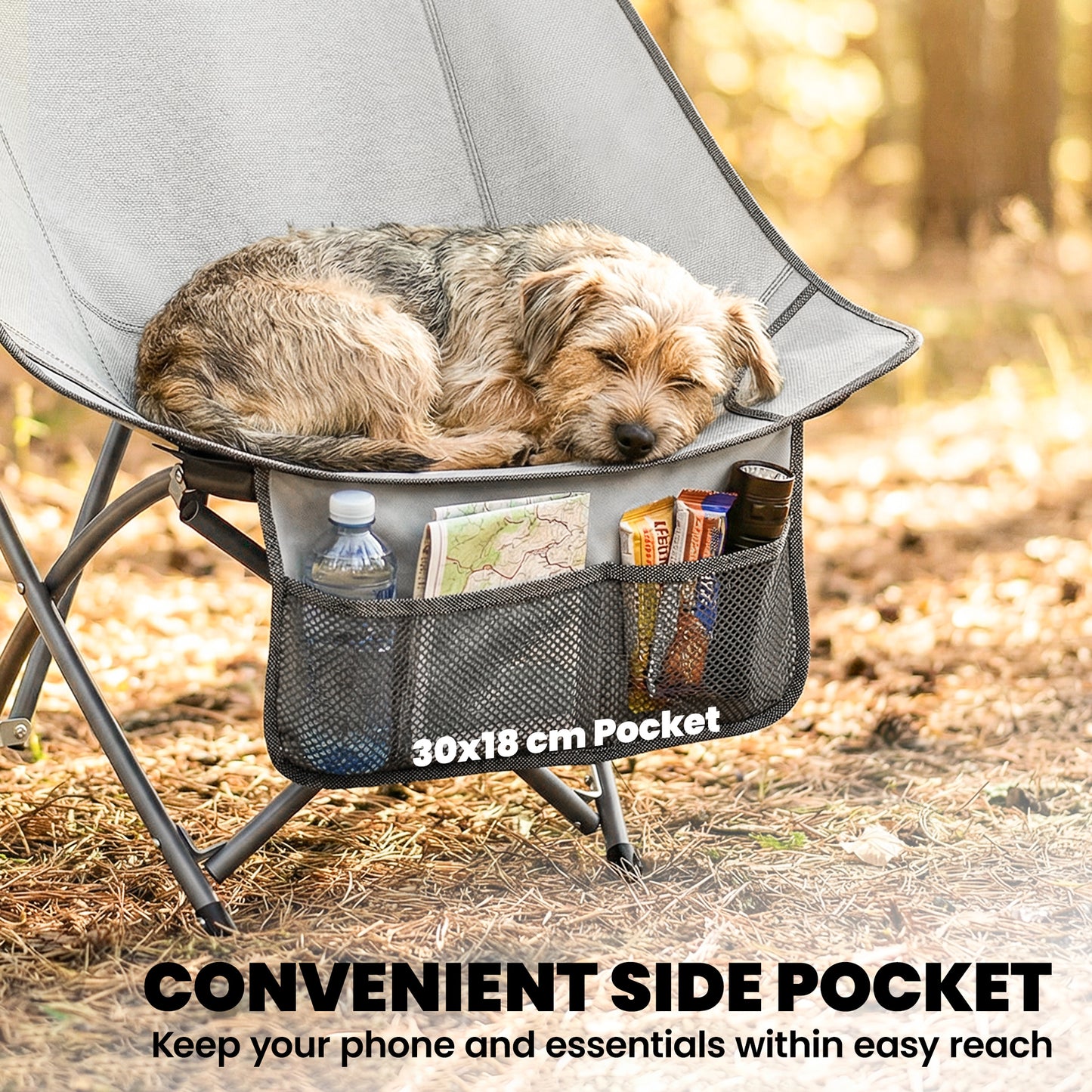 Camping Chair for Adults Heavy Duty Folding Camp Chair