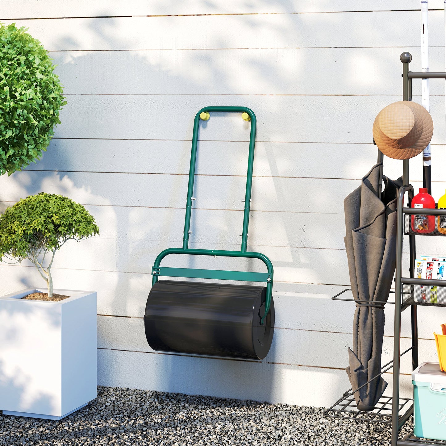 38L Fillable Cylinder Steel Lawn Roller
