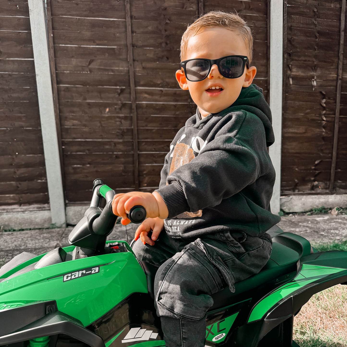 12V Ride-On Quad Bike, with Music, Horn, LED Lights