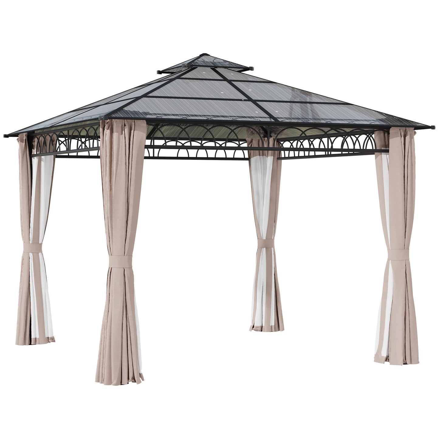 3 x 3 (m) Outdoor Polycarbonate Gazebo