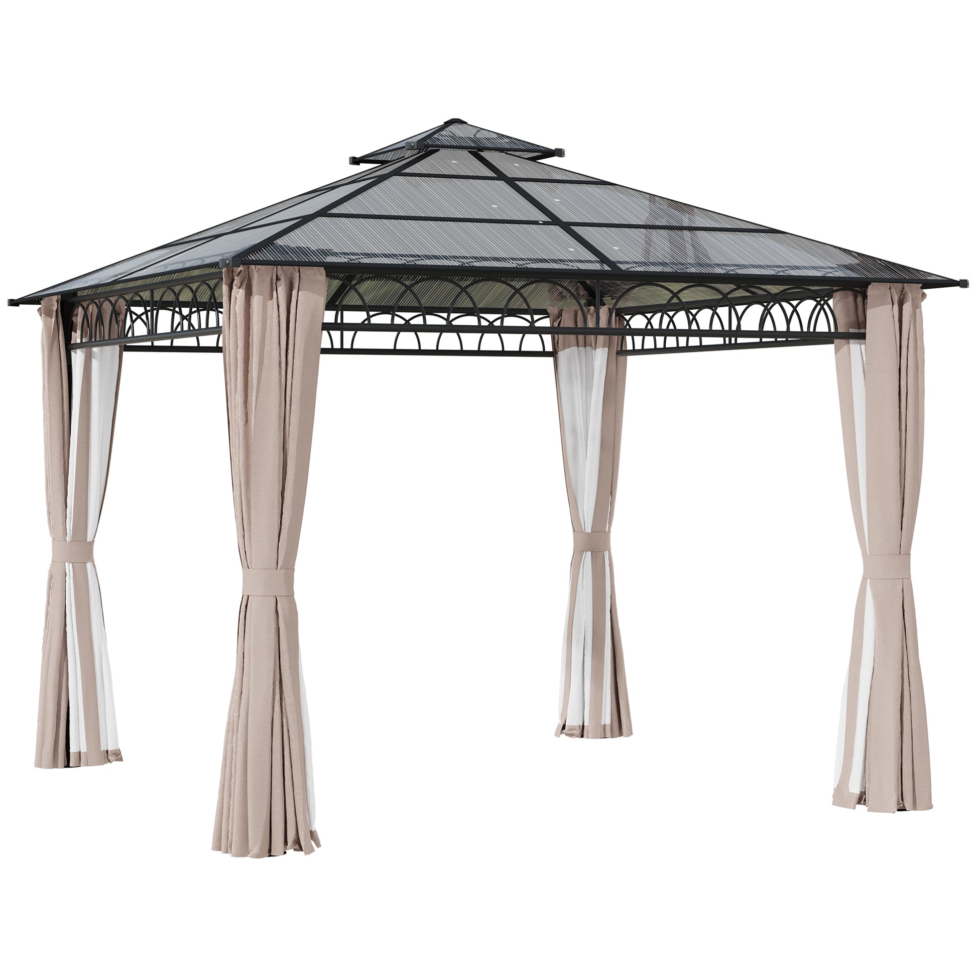 3 x 3 (m) Outdoor Polycarbonate Gazebo