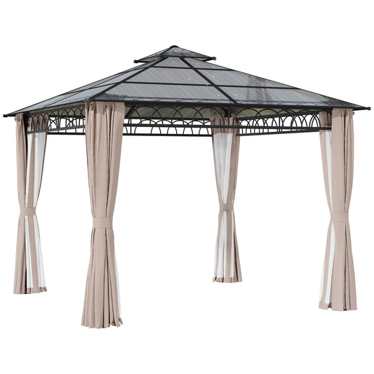 3 x 3 (m) Outdoor Polycarbonate Gazebo