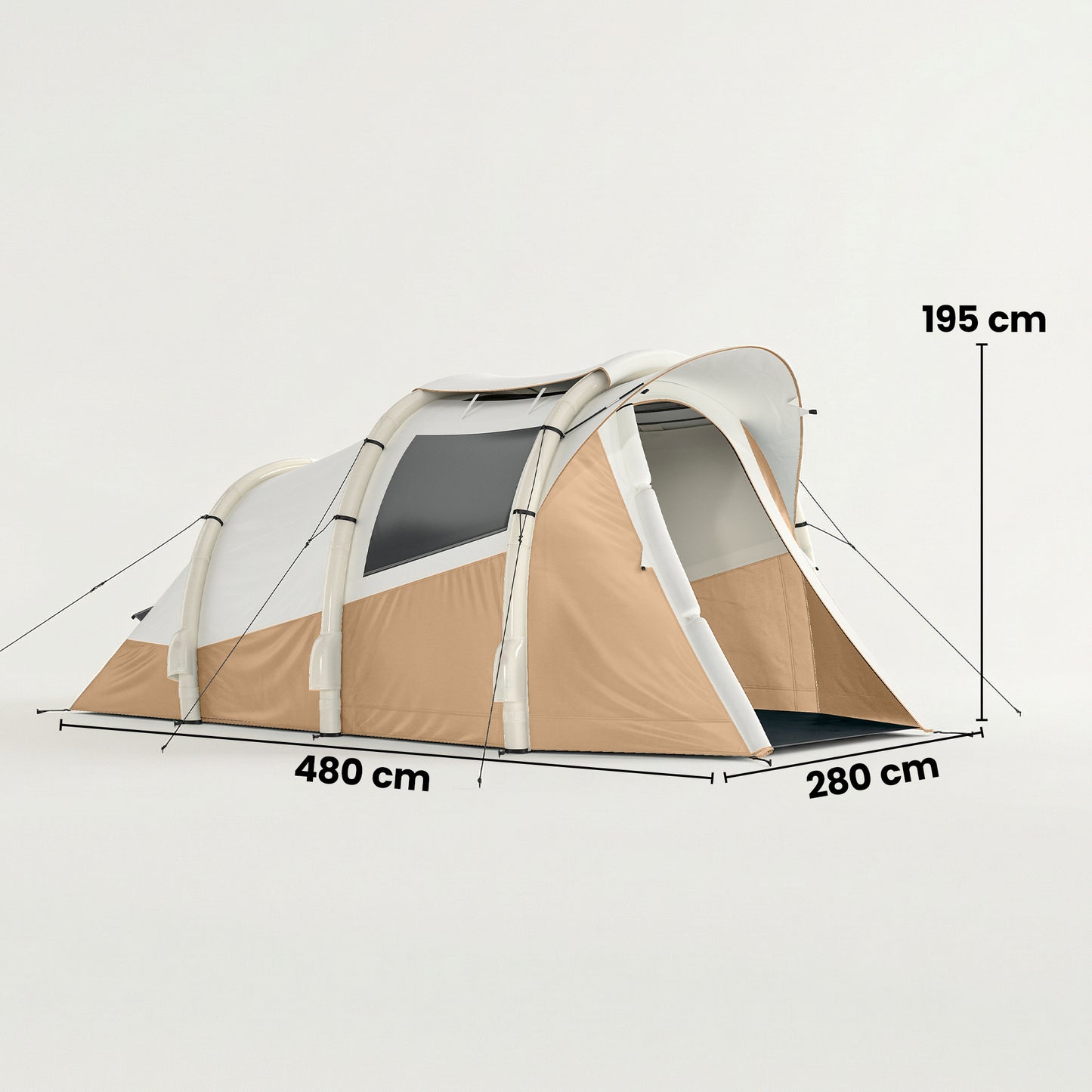 Inflatable Camping Tent w/ Air Pump