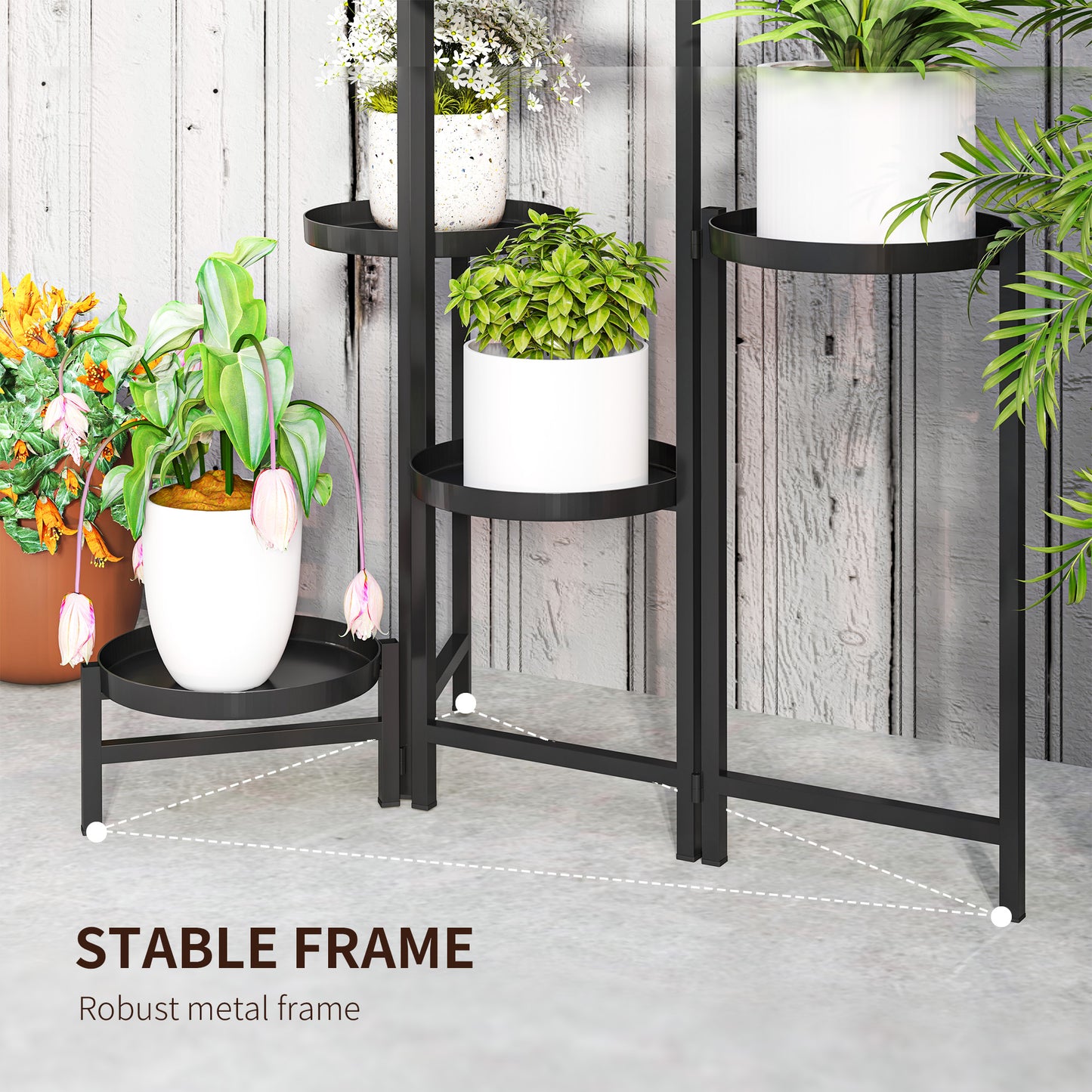 3 Tier Plant Stand Indoor Outdoor (1)