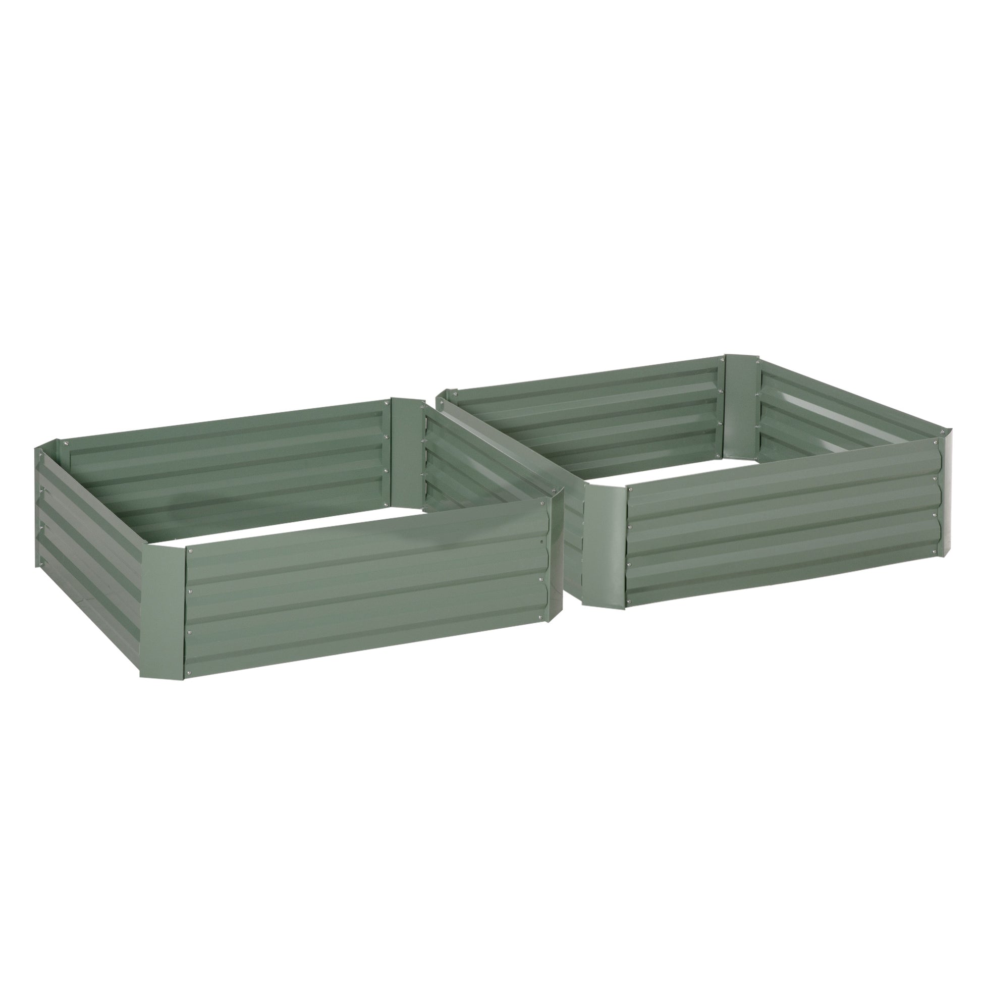 Set of 2 291L Raised Garden Bed