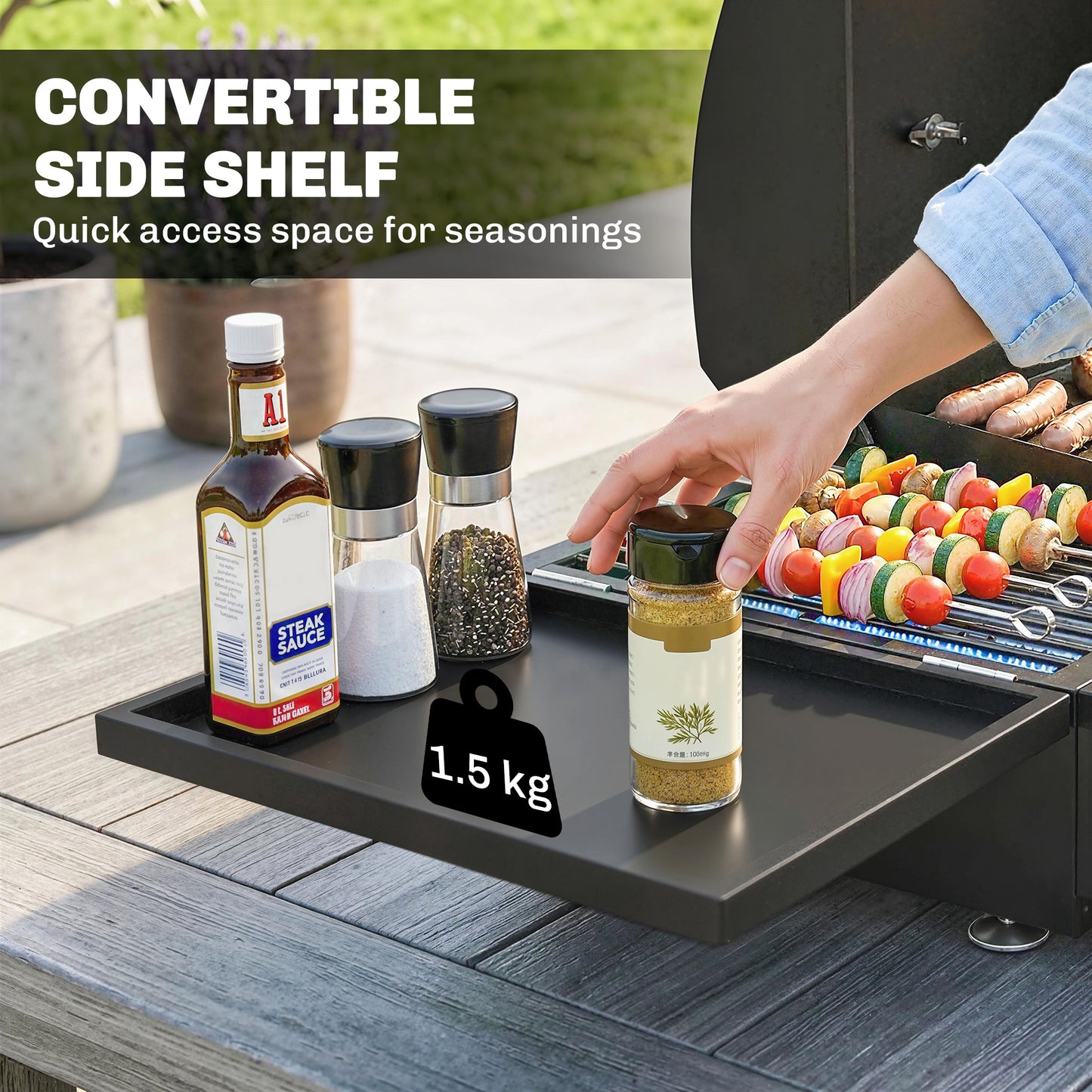 3 Burner Portable Gas Plancha BBQ Grill