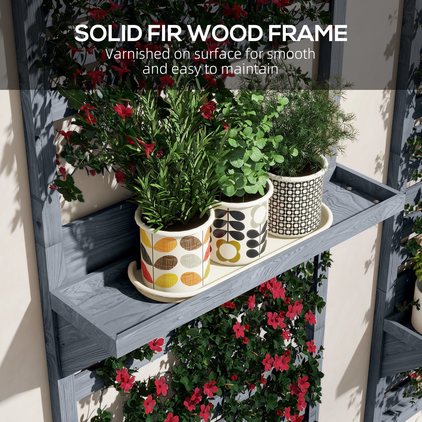 Wall Mounted Plant Stands Set of 2