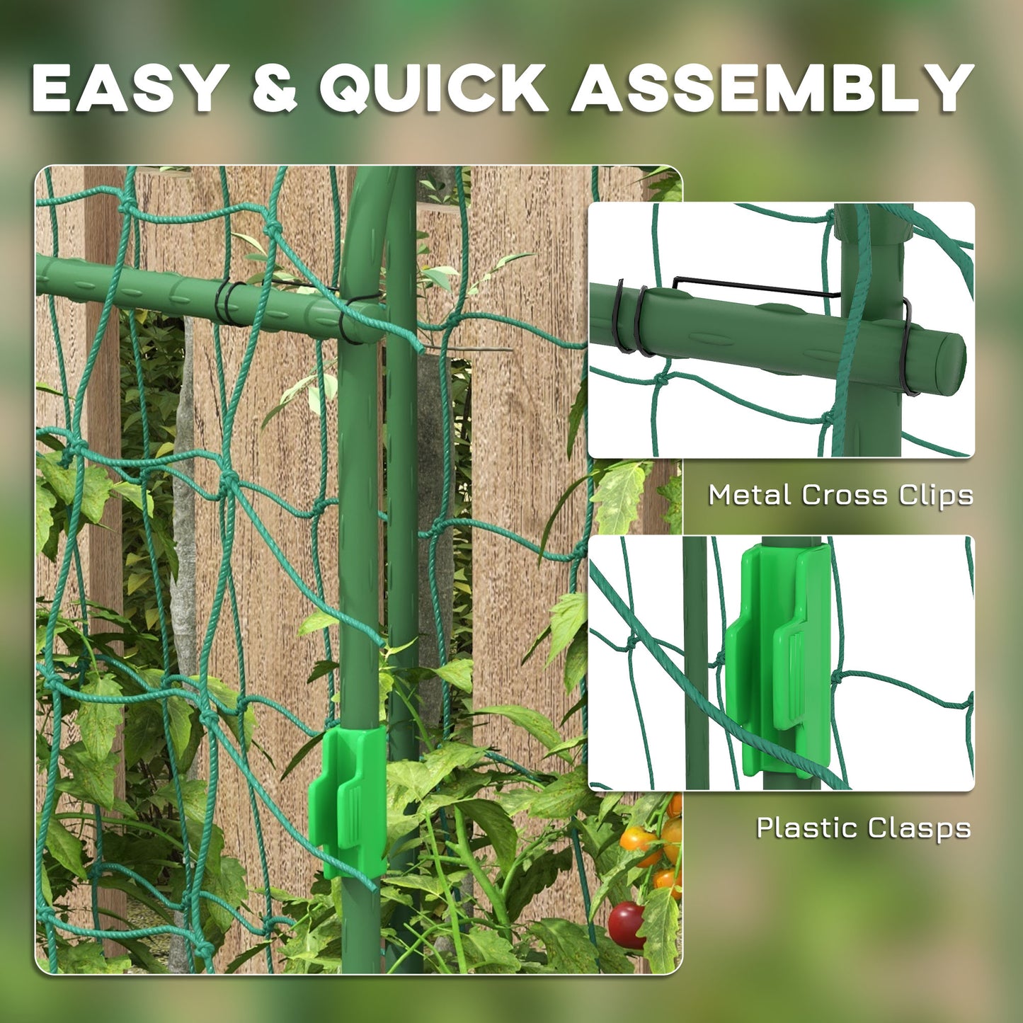 183 cm Tall Metal Garden Trellis