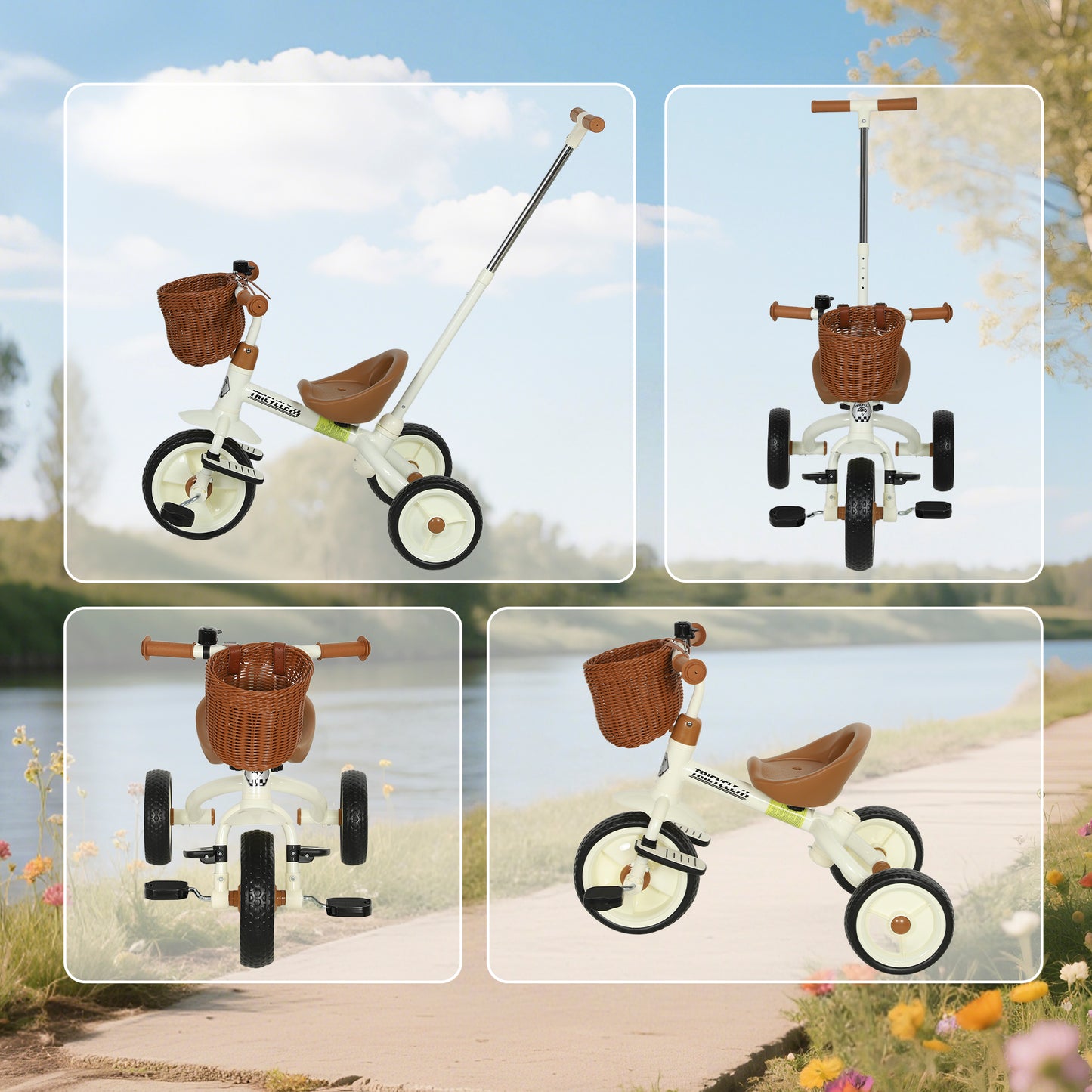 2-In-1 Toddler Trike for 2-5 Years Old