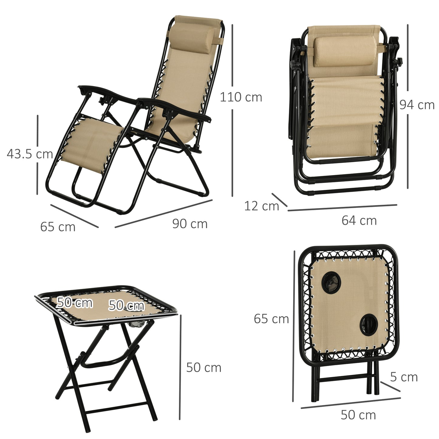 Folding Zero Gravity Chairs