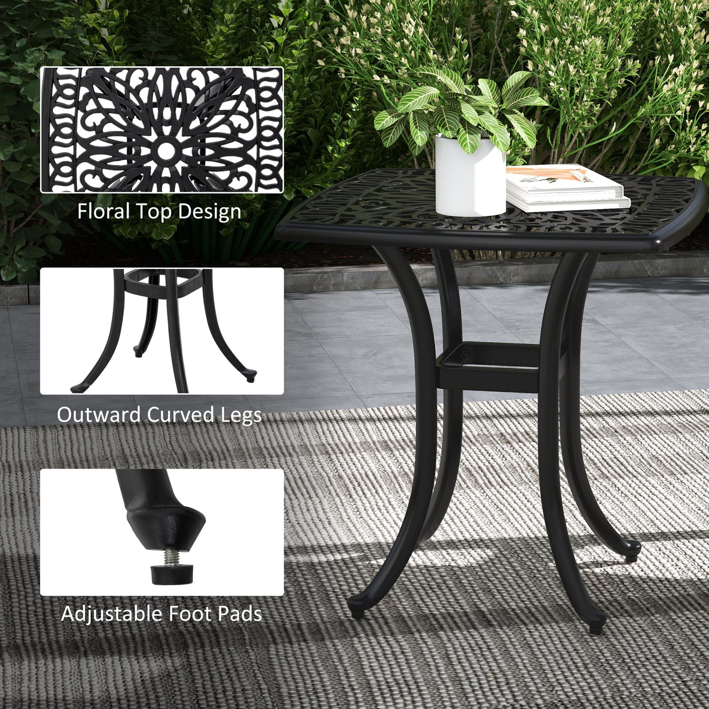 Cast Aluminium Bistro Table