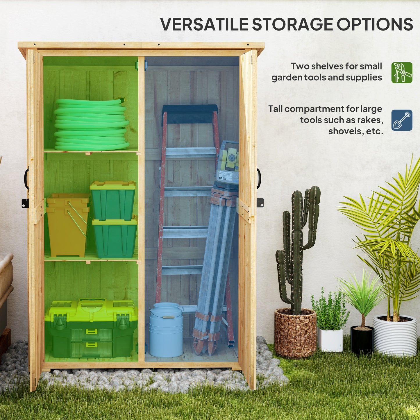 Wooden Garden Storage Shed